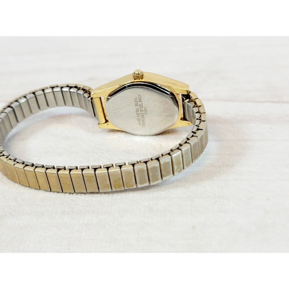 Vintage Advance Women's Quartz Watch Gold Tone Band 20mm Case- New Battery - Picture 9 of 14